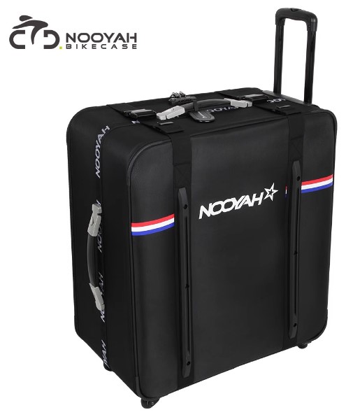 Black Nylon Bicycle Travel Bag With Wheels – Transport Case For Road Bike (Model Bb-30)
