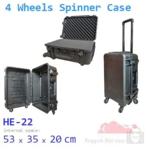HE-22 4 Wheels Spinner Hard Case